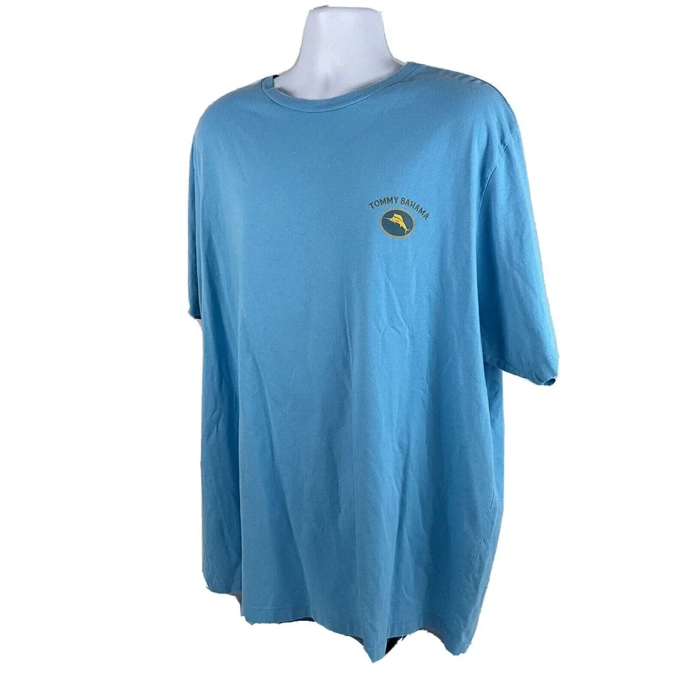 Tommy Bahama‎ Men's Big & Tall T-Shirt 2XLB Can You Beer Me Now Parrot Beach Bar